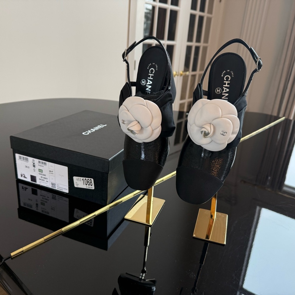 Chanel Black and White Women's Shoes